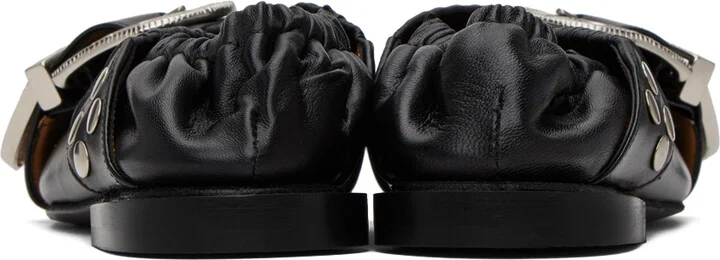 Toga Pulla Black Studded Ballerina Flats - Image 2