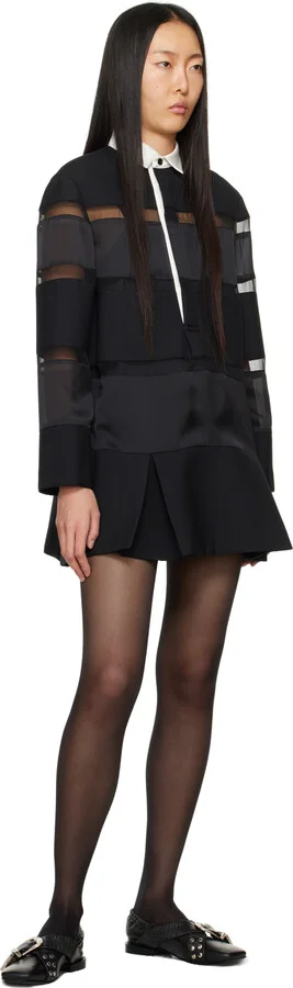 Toga Pulla Black Studded Ballerina Flats - Image 5