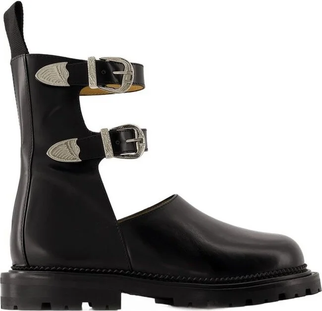 Toga Pulla Buckled Ankle Boots