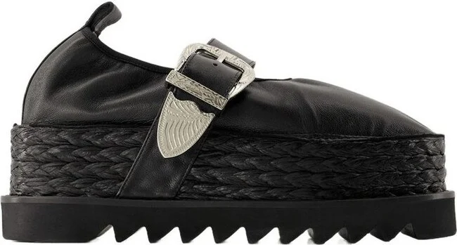 Toga Pulla Buckled Platform Loafers