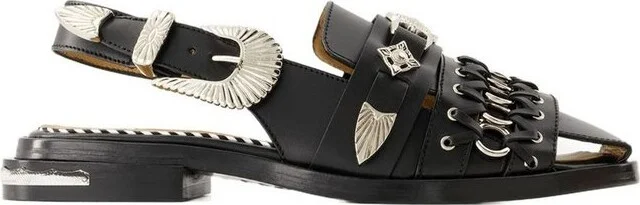 Toga Pulla Buckled Slingback Sandals