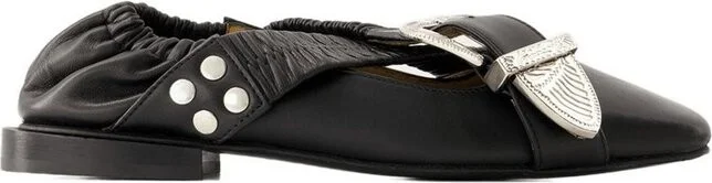 Toga Pulla Cross Strap Ballet Shoes