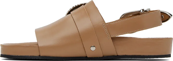 Toga Pulla SSENSE Exclusive Beige Hardware Sandals - Image 3