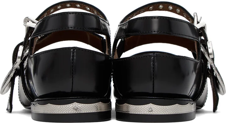 Toga Pulla SSENSE Exclusive Black Ballerina Flats - Image 2