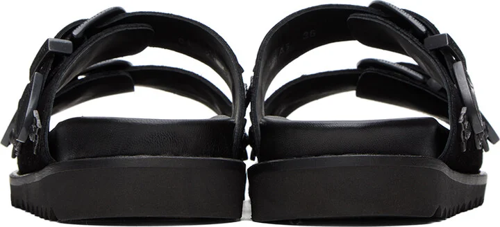 Toga Pulla SSENSE Exclusive Black Buckle Sandals - Image 2