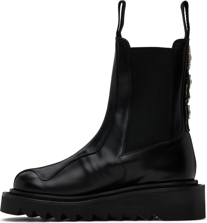 Toga Pulla SSENSE Exclusive Black Chelsea Boots - Image 3