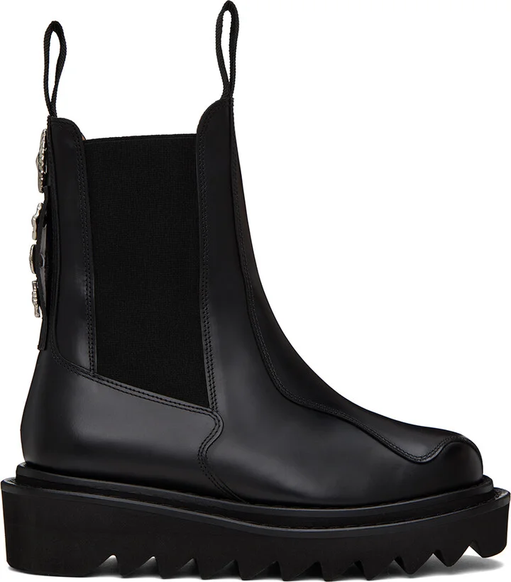 Toga Pulla SSENSE Exclusive Black Chelsea Boots