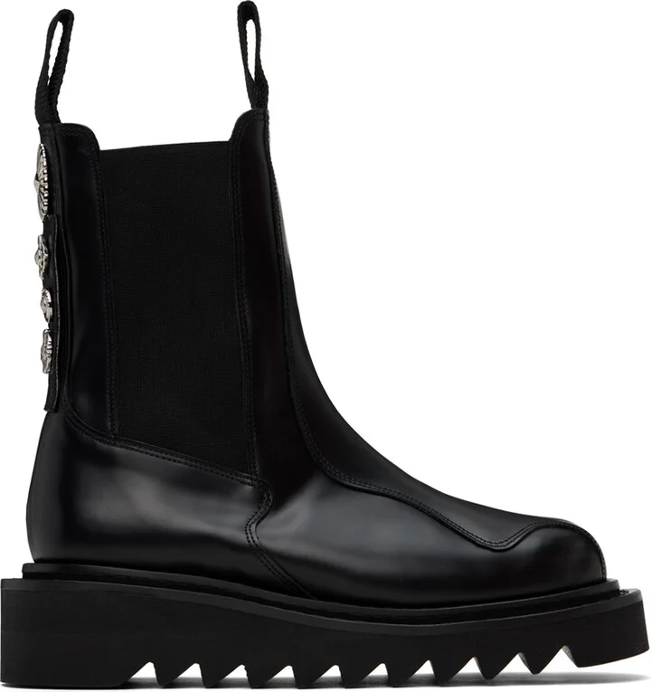 Toga Pulla SSENSE Exclusive Black Chelsea Boots