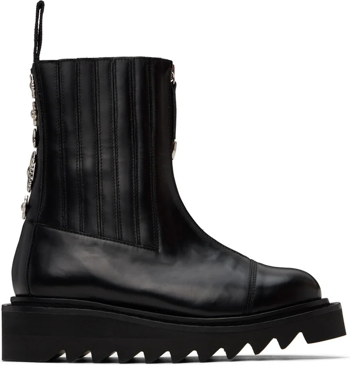 Toga Pulla SSENSE Exclusive Black Chelsea Boots