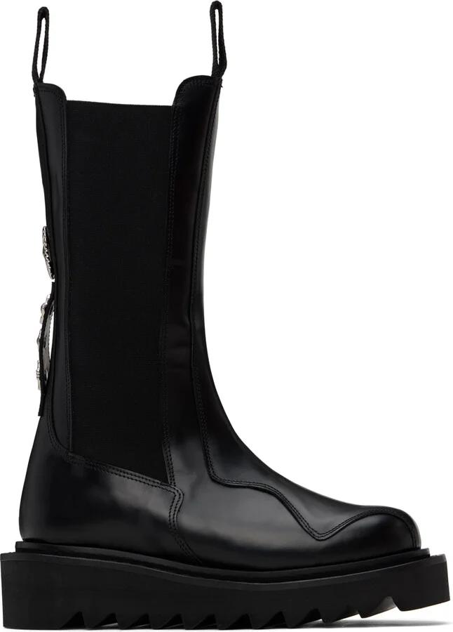 Toga Pulla SSENSE Exclusive Black Chelsea Boots