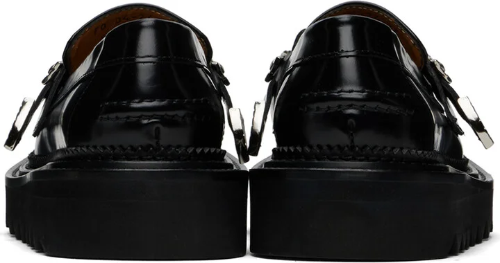 Toga Pulla SSENSE Exclusive Black Chunky Loafers - Image 2
