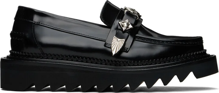 Toga Pulla SSENSE Exclusive Black Chunky Loafers