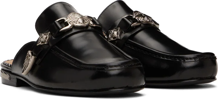 Toga Pulla SSENSE Exclusive Black Classic Loafers - Image 4