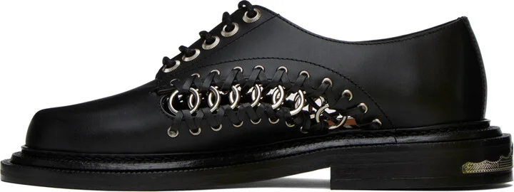 Toga Pulla SSENSE Exclusive Black Derbys - Image 3