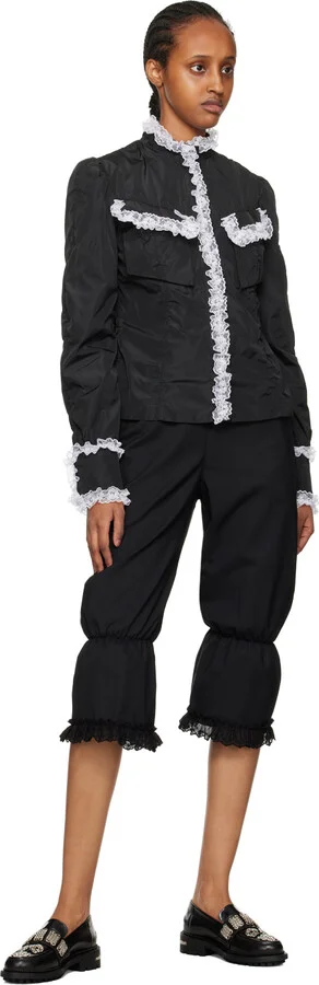 Toga Pulla SSENSE Exclusive Black Embellished Loafers - Image 5