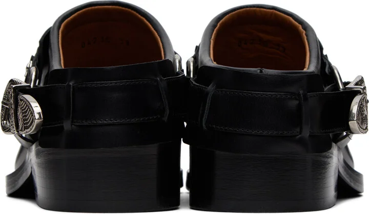 Toga Pulla SSENSE Exclusive Black Hard Loafers - Image 2