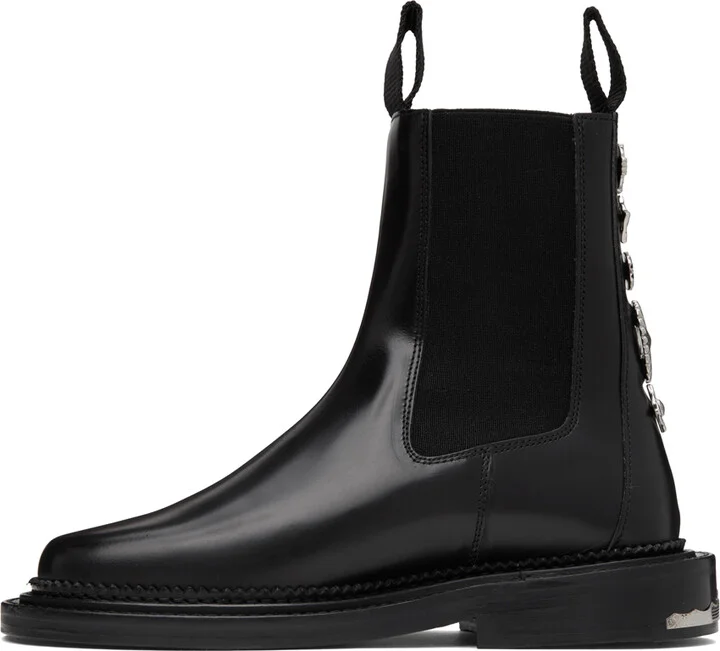 Toga Pulla SSENSE Exclusive Black Hardware Boots - Image 3