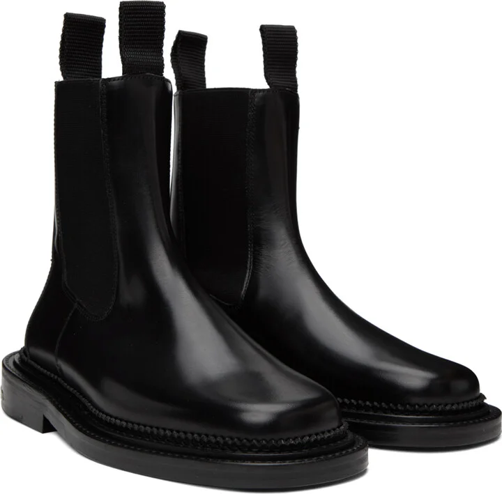 Toga Pulla SSENSE Exclusive Black Hardware Boots - Image 4