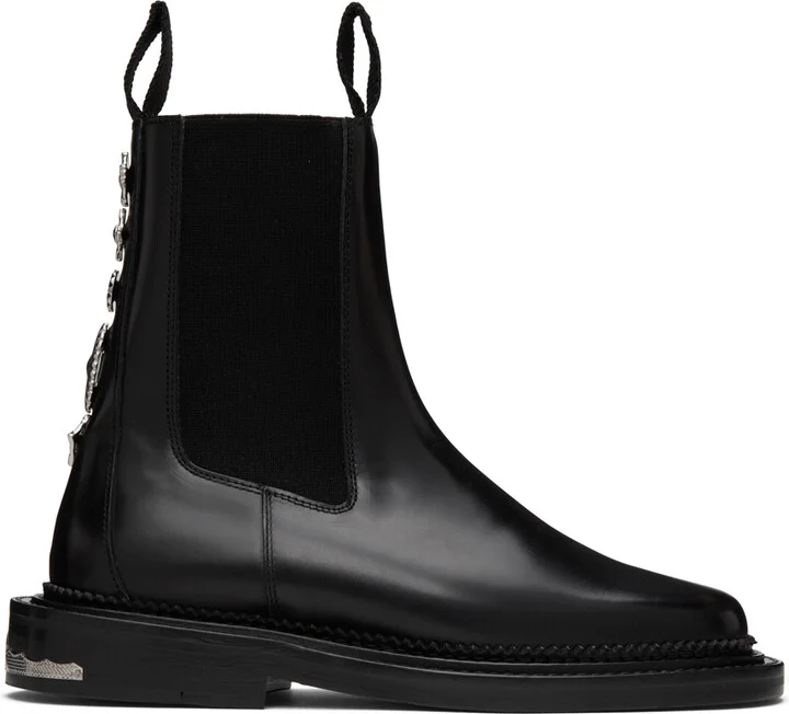 Toga Pulla SSENSE Exclusive Black Hardware Boots