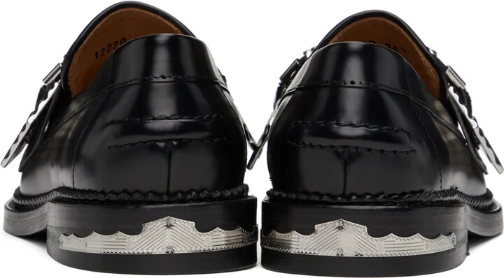 Toga Pulla SSENSE Exclusive Black Hardware Loafers - Image 2