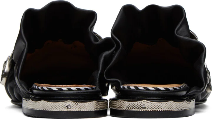 Toga Pulla SSENSE Exclusive Black Hardware Loafers - Image 2