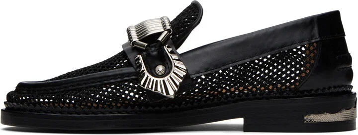 Toga Pulla SSENSE Exclusive Black Hardware Loafers - Image 3