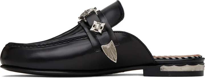 Toga Pulla SSENSE Exclusive Black Loafers - Image 3