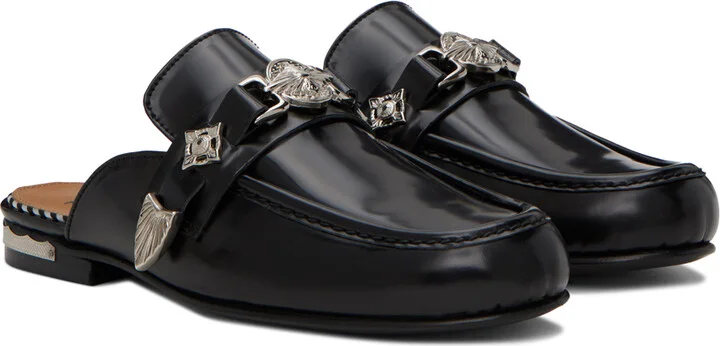 Toga Pulla SSENSE Exclusive Black Loafers - Image 4