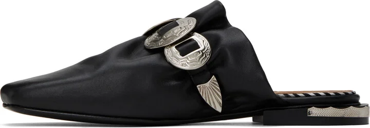 Toga Pulla SSENSE Exclusive Black Loafers - Image 3