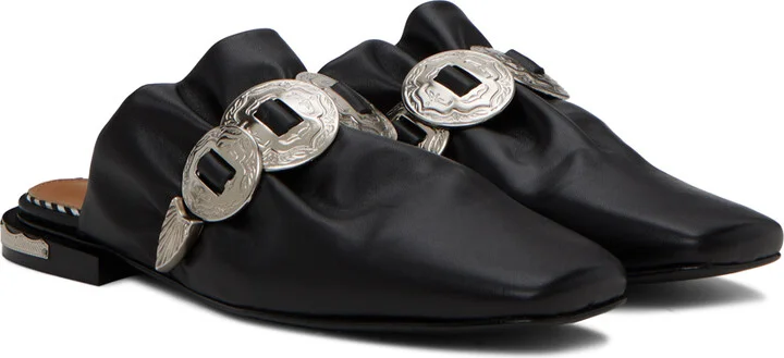 Toga Pulla SSENSE Exclusive Black Loafers - Image 4