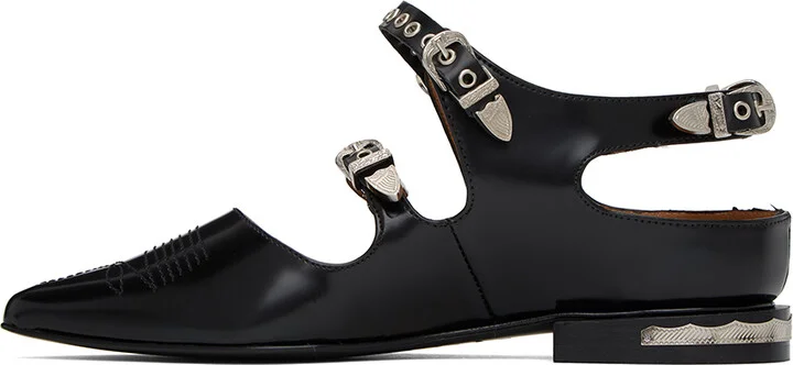 Toga Pulla SSENSE Exclusive Black Oxfords - Image 3