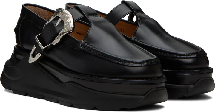 Toga Pulla SSENSE Exclusive Black Oxfords - Image 4
