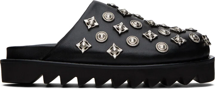 Toga Pulla SSENSE Exclusive Black Soft Loafers