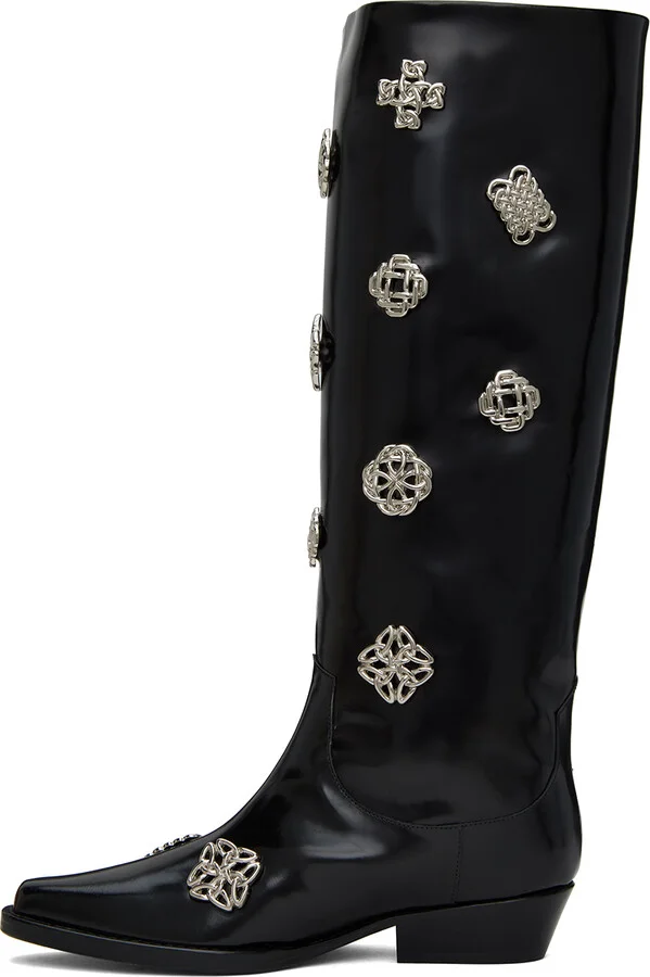 Toga Pulla SSENSE Exclusive Black Tall Boots - Image 3