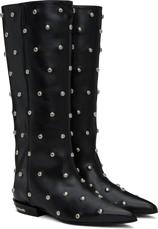 Toga Pulla SSENSE Exclusive Black Tall Boots - Image 4