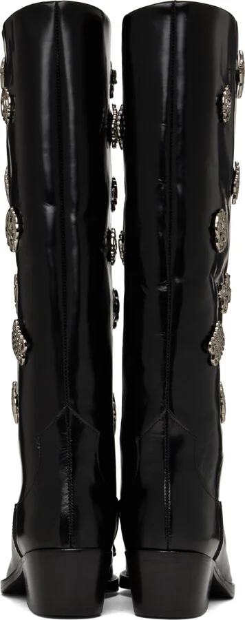 Toga Pulla SSENSE Exclusive Black Tall Boots - Image 2