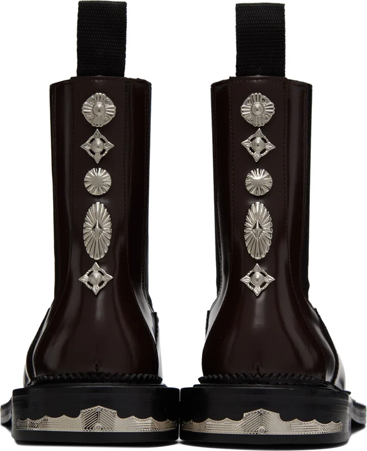 Toga Pulla SSENSE Exclusive Brown Boots - Image 2