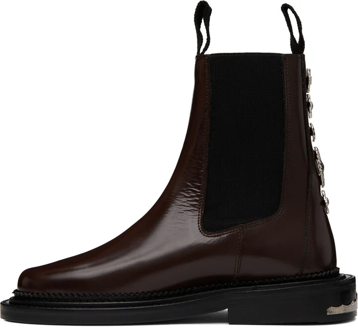 Toga Pulla SSENSE Exclusive Brown Boots - Image 3