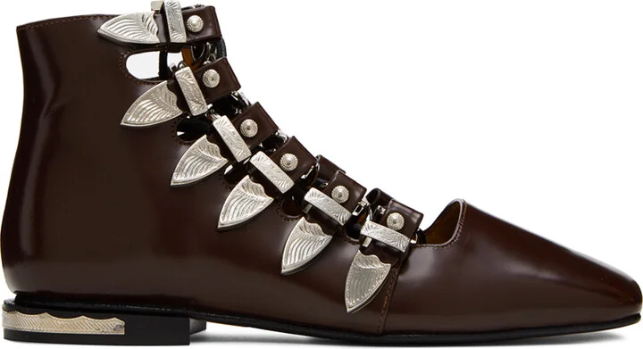 Toga Pulla SSENSE Exclusive Brown Boots