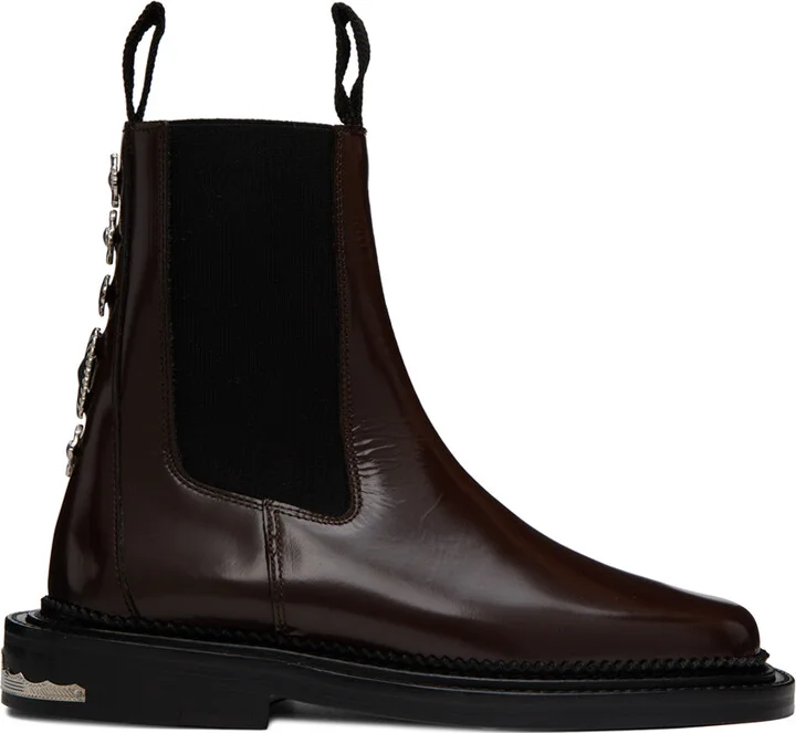 Toga Pulla SSENSE Exclusive Brown Boots