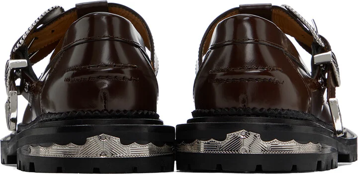 Toga Pulla SSENSE Exclusive Brown Loafers - Image 2
