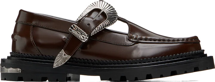 Toga Pulla SSENSE Exclusive Brown Loafers