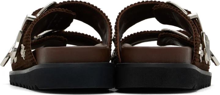 Toga Pulla SSENSE Exclusive Brown Sandals - Image 2
