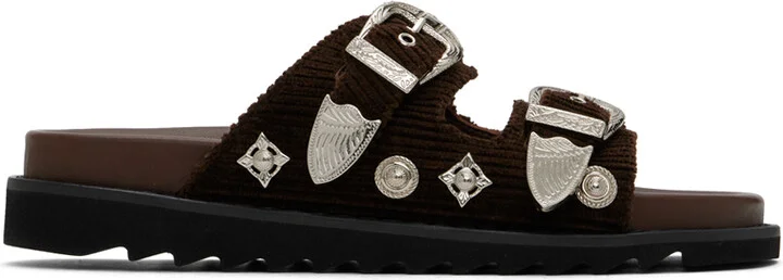 Toga Pulla SSENSE Exclusive Brown Sandals