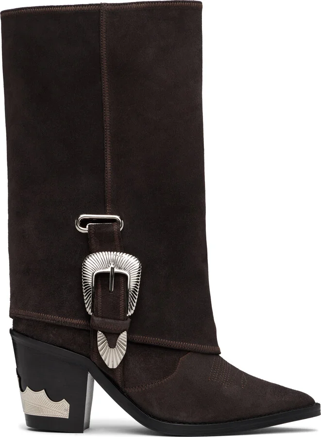 Toga Pulla SSENSE Exclusive Brown Western Style Boots