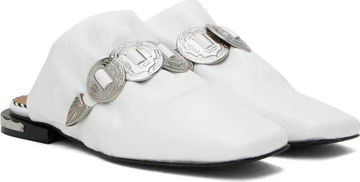 Toga Pulla SSENSE Exclusive White Loafers - Image 4