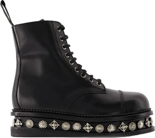 Toga Pulla Studded Lace-Up Boots