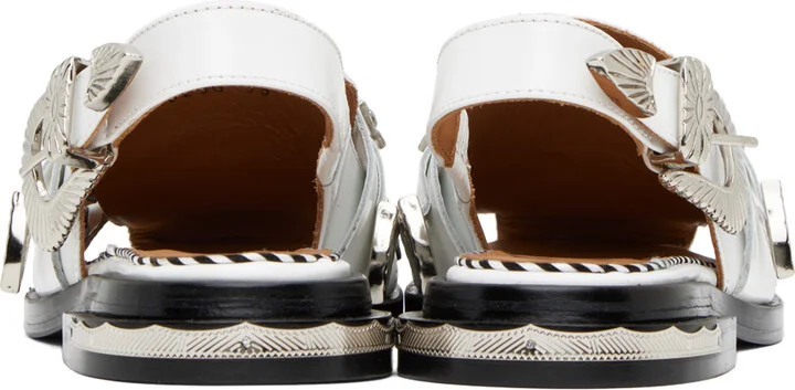 Toga Pulla White Polido Loafers - Image 2