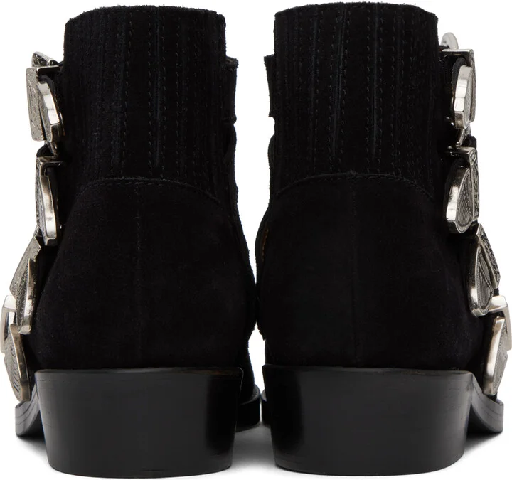 Toga Virilis Black Buckle Boots - Image 2