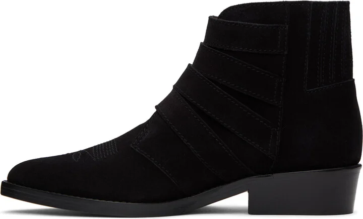 Toga Virilis Black Buckle Boots - Image 3